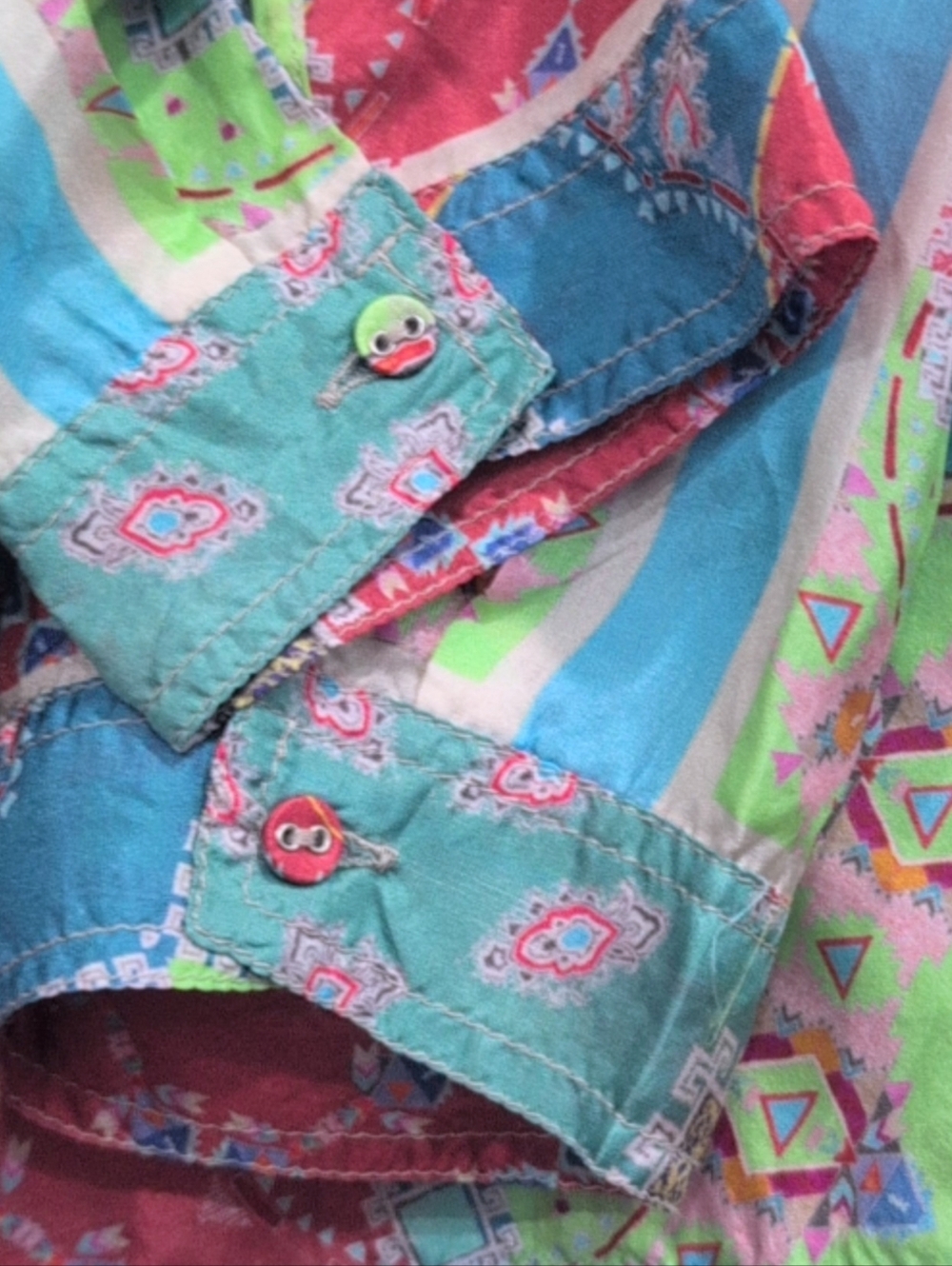 Johnny Was Prisma Seline Button Down Small - Picture 9 of 10